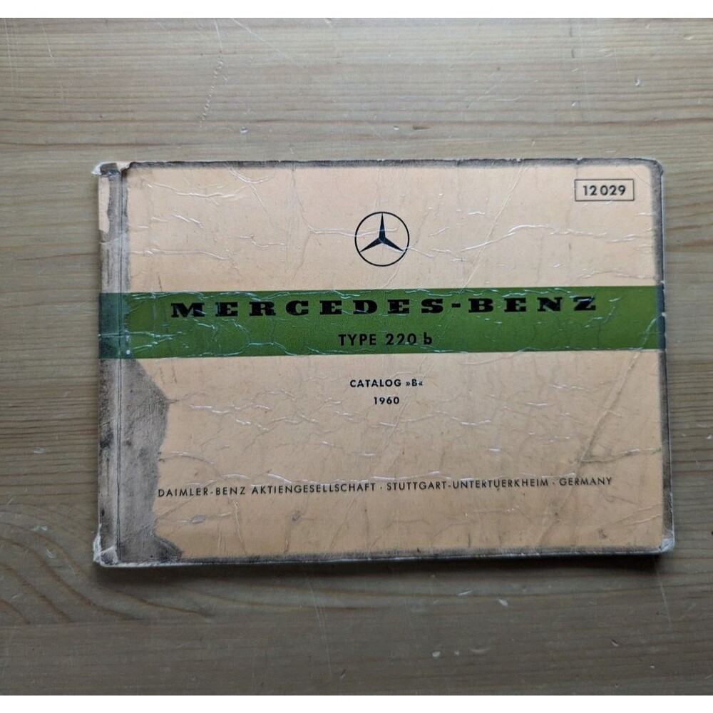 Mercedes Benz Type 220b Catalog "B" 1960